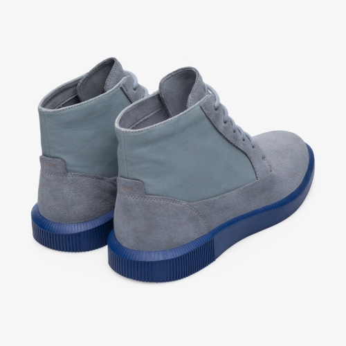 Camper Bill Mens Ankle Boots US-09471 Grey USA Stockists